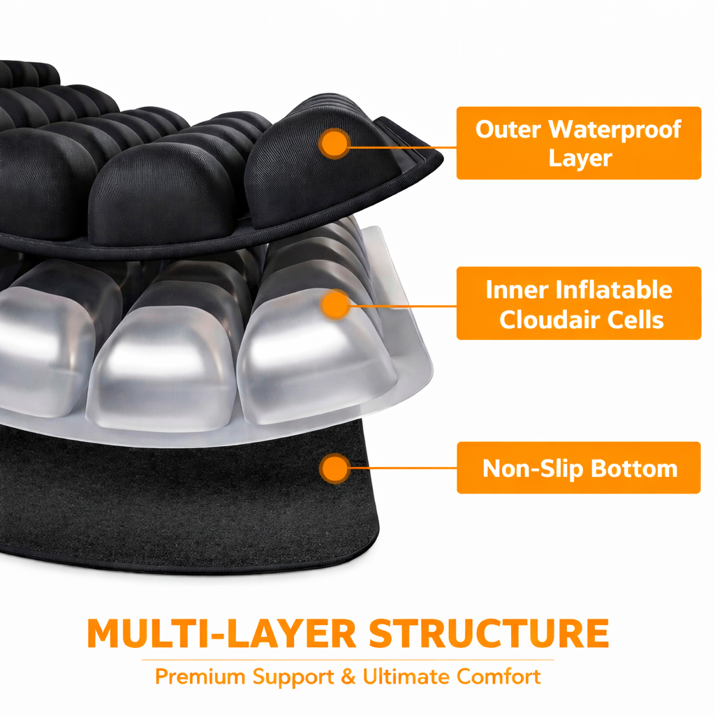 Airque - Inflatable Travel Cushion